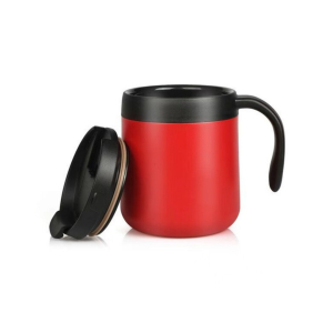 Cốc giữ nhiệt mini màu đỏ và nắp
