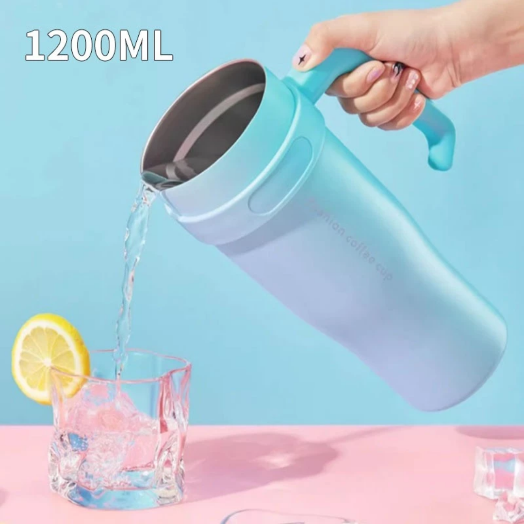 237 Bình giữ nhiệt màu xanh hồng