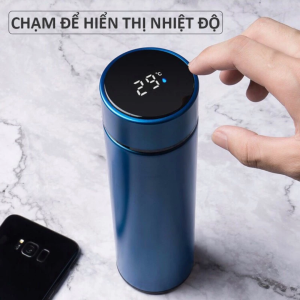Bình giữ nhiệt chạm để hiển thị nhiệt độ