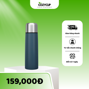 Bình giữ nhiệt màu xanh biển