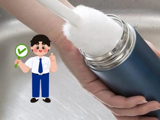 Vệ sinh bình giữ nhiệt đúng cách