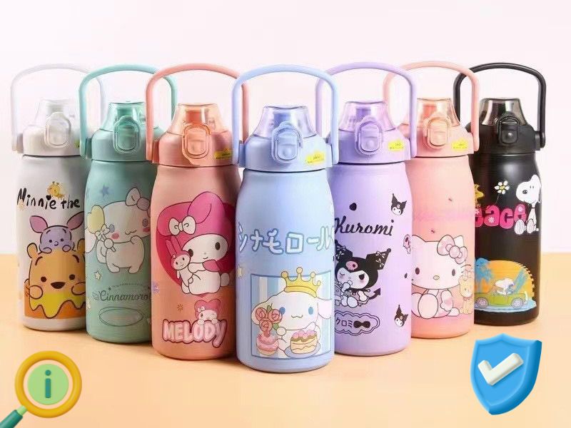 Sở hữu ngay bình giữ nhiệt cute giá rẻ với thiết kế nhỏ gọn, dễ mang theo và phù hợp cho đi học, đi làm hay du lịch.