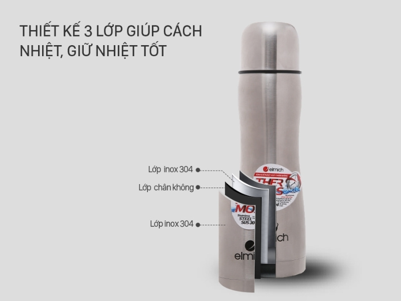 Bộ sưu tập bình nước giữ nhiệt hiện đại, kiểu dáng trẻ trung, phù hợp nhiều nhu cầu sử dụng khác nhau.