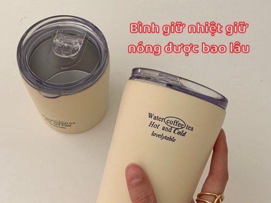 Bình nước giữ nhiệt đa dạng mẫu mã, giữ nóng giữ lạnh lâu, phù hợp đi học, đi làm và du lịch hằng ngày.