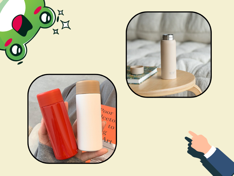 Bình giữ nhiệt mini 100ml với kích thước siêu nhỏ giúp dễ dàng bỏ túi, mang theo mọi lúc mà vẫn đảm bảo giữ nhiệt hiệu quả.