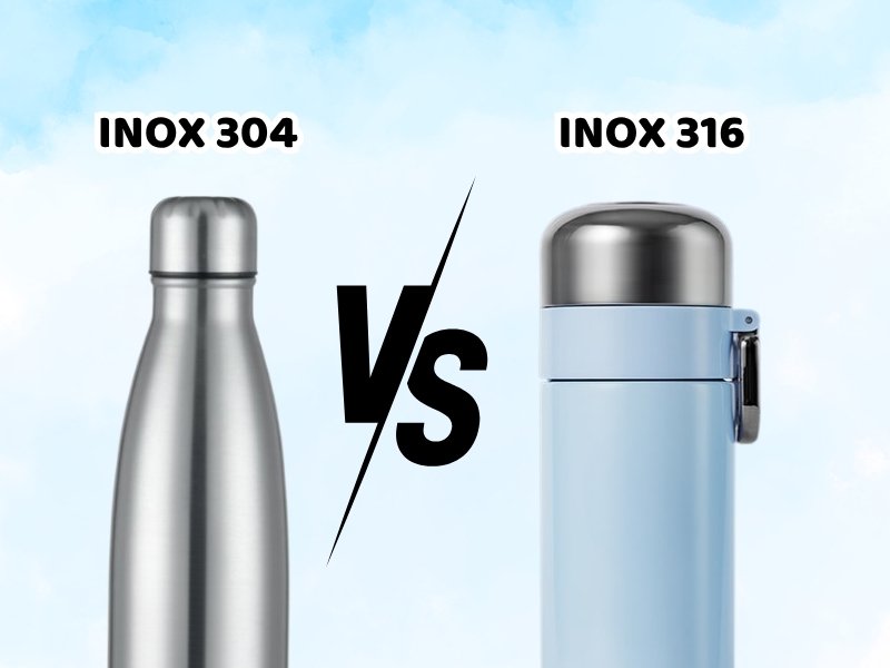 Inox 304 và inox 316 cái nào tốt hơn? Xem ngay bảng so sánh chi tiết về độ bền, chống ăn mòn, khả năng giữ nhiệt và chi phí sử dụng.