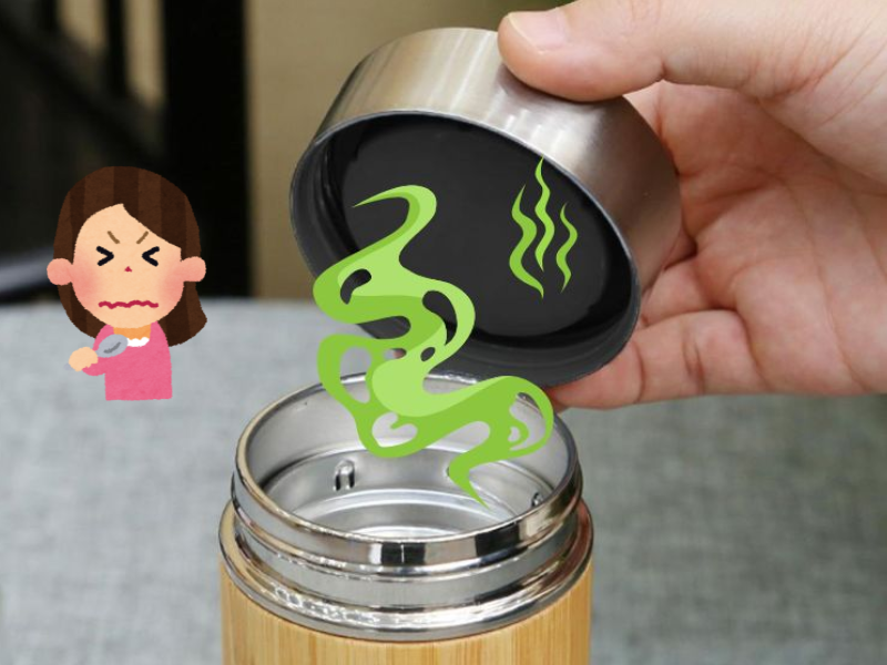 Bình bị ám mùi khó chịu