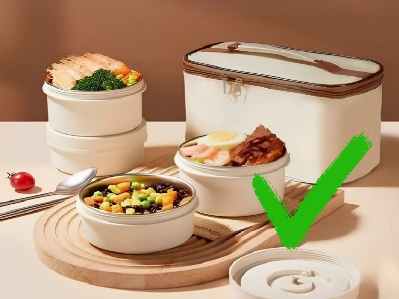 Hộp cơm giữ nhiệt chất liệu an toàn