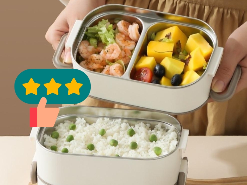 Hộp cơm giữ nhiệt cách ngăn