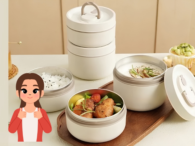 Cách sử dụng hộp cơm giữ nhiệt