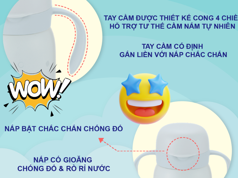 Kiểm tra đóng mở nắp bình giữ nhiệt