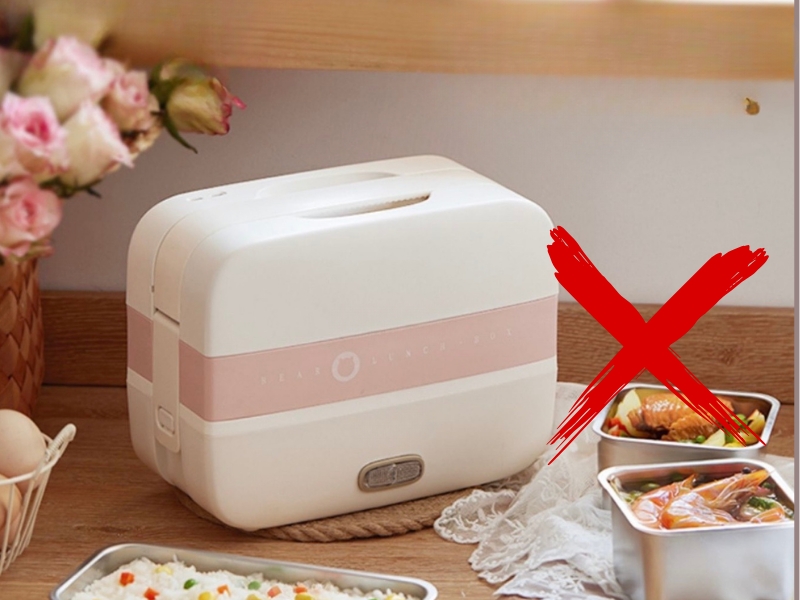 sai lầm khi sử dụng hộp cơm giữ nhiệt