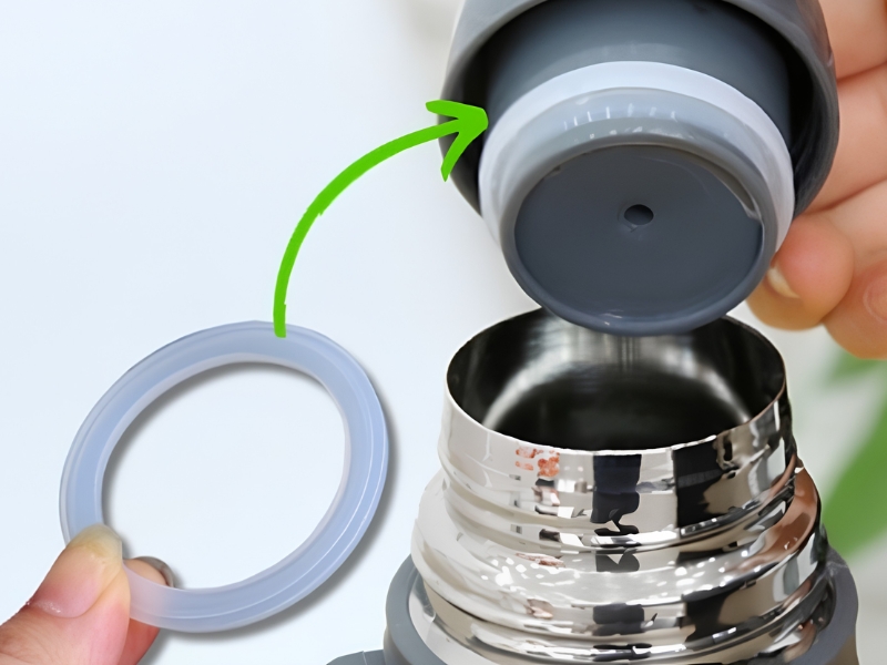 Nắp bình và gioăng silicon chống rò rỉ