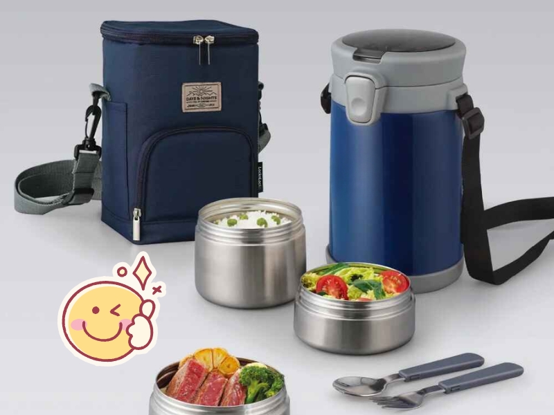 Hộp giữ nhiệt đựng thức ăn là giải pháp lý tưởng cho dân văn phòng, học sinh và người thường xuyên mang cơm theo.