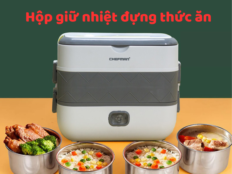 Tìm hiểu hộp giữ nhiệt đựng thức ăn giúp giữ nóng món ăn nhiều giờ, an toàn cho sức khỏe và phù hợp khi mang cơm đi làm.