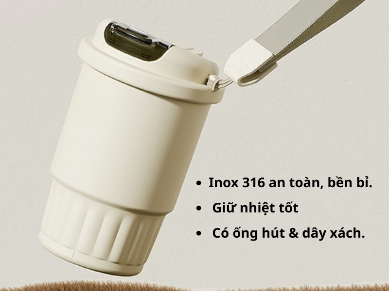 Ly giữ nhiệt inox 316 có tốt không phụ thuộc vào thiết kế, công nghệ cách nhiệt và chất lượng hoàn thiện của từng sản phẩm.