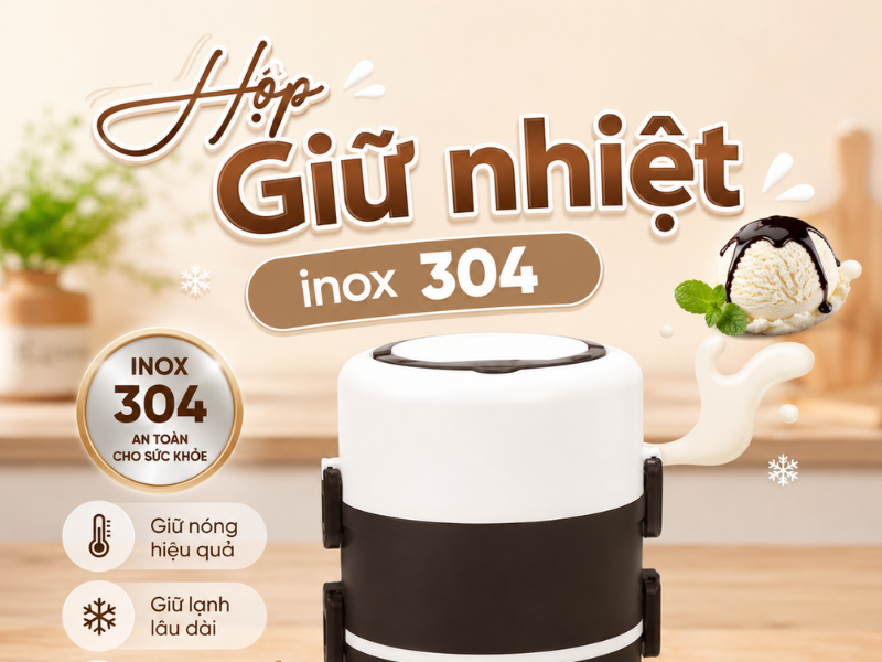Hộp Cơm Giữ Nhiệt Inox 304 Có Tốt Không?