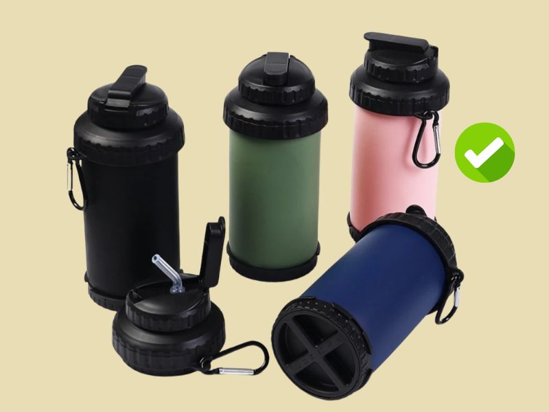 Bình giữ nhiệt mang đi cắm trại với nhiều dung tích, đáp ứng nhu cầu sử dụng cá nhân và nhóm.