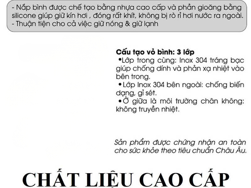 Khám phá cấu tạo hộp cơm giữ nhiệt với lớp inox, lớp cách nhiệt và nắp đậy kín giúp duy trì nhiệt độ món ăn.