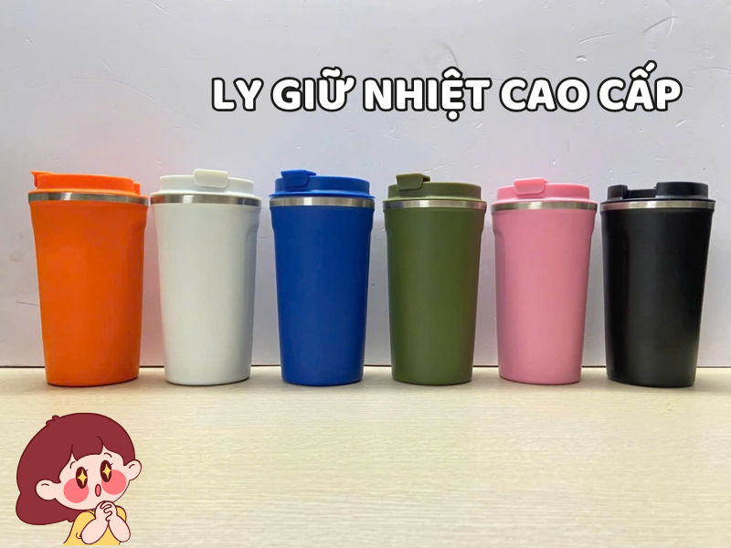 Ly giữ nhiệt cao cấp nổi bật với chất liệu inox an toàn, khả năng giữ nóng lạnh vượt trội và thiết kế sang trọng, hiện đại.