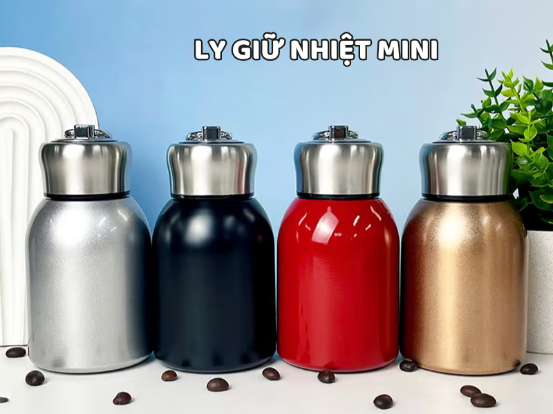 Ly giữ nhiệt mini là lựa chọn hoàn hảo cho người yêu thích sự nhỏ gọn, tiện lợi và dễ dàng mang theo khi đi học, đi làm hoặc du lịch.