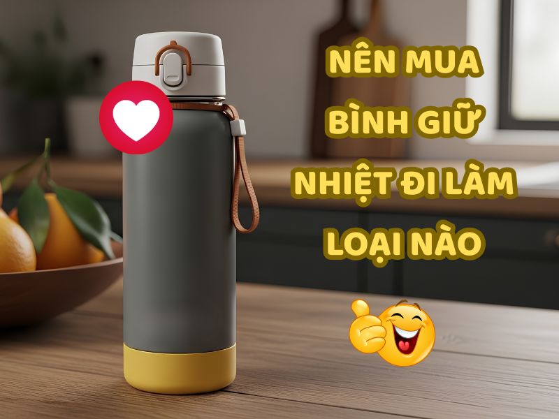Nên mua bình giữ nhiệt đi làm loại nào? Gợi ý cách chọn bình giữ nhiệt phù hợp cho dân văn phòng và người đi làm.