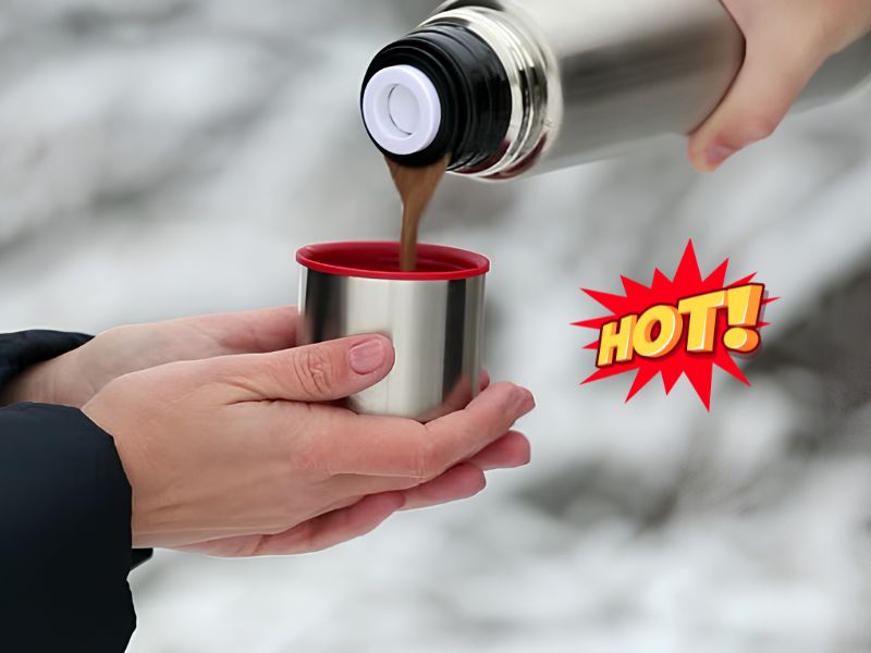 Bình giữ nhiệt hơn khi đựng đồ uống nóng