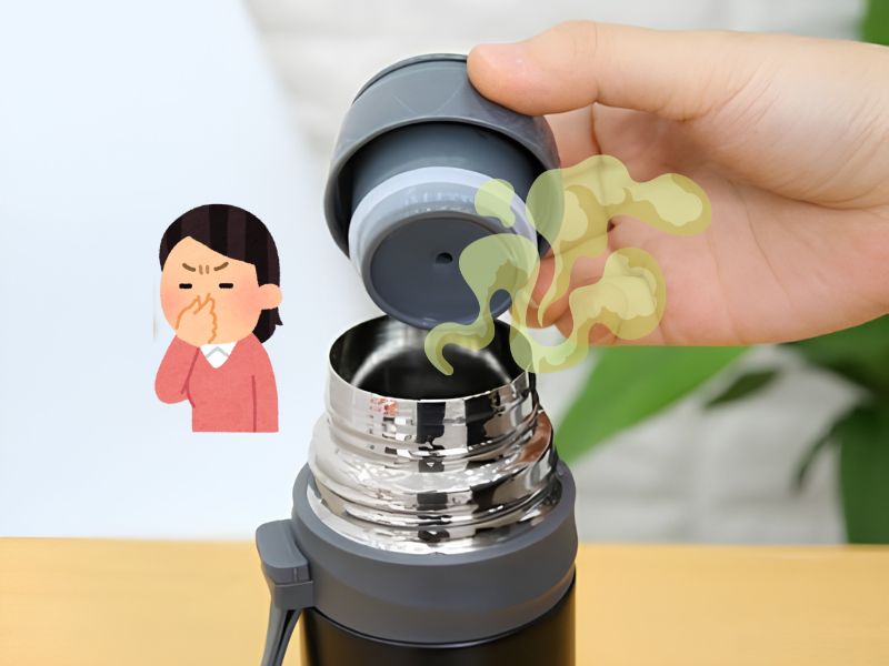 Cách khử mùi bình giữ nhiệt mới mua