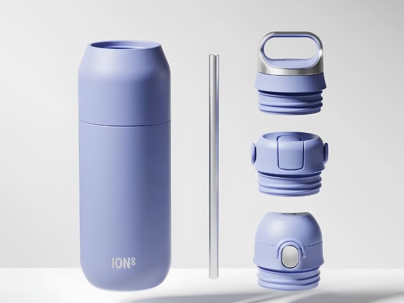 Bình inox giữ nhiệt đang rót nước