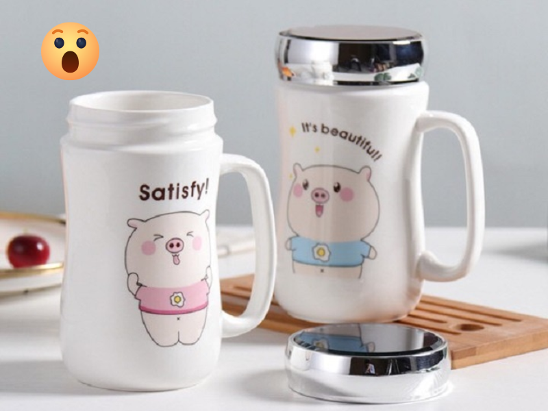 Ly giữ nhiệt thủy tinh phù hợp cho học tập, làm việc và mang theo khi di chuyển nhờ thiết kế gọn nhẹ và tiện lợi.